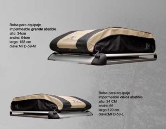 CAJA PORTA EQUIPAJE TIPO HAMBURGUES