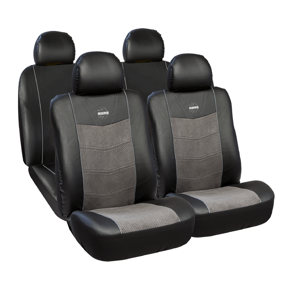 FUNDAS CUBRE ASIENTO NEGRO/GRIS