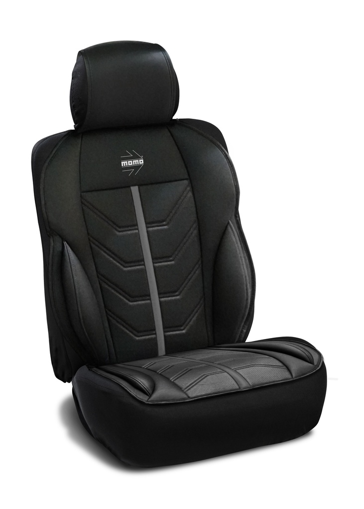 COJIN CUBRE ASIENTO NEGRO/GRIS