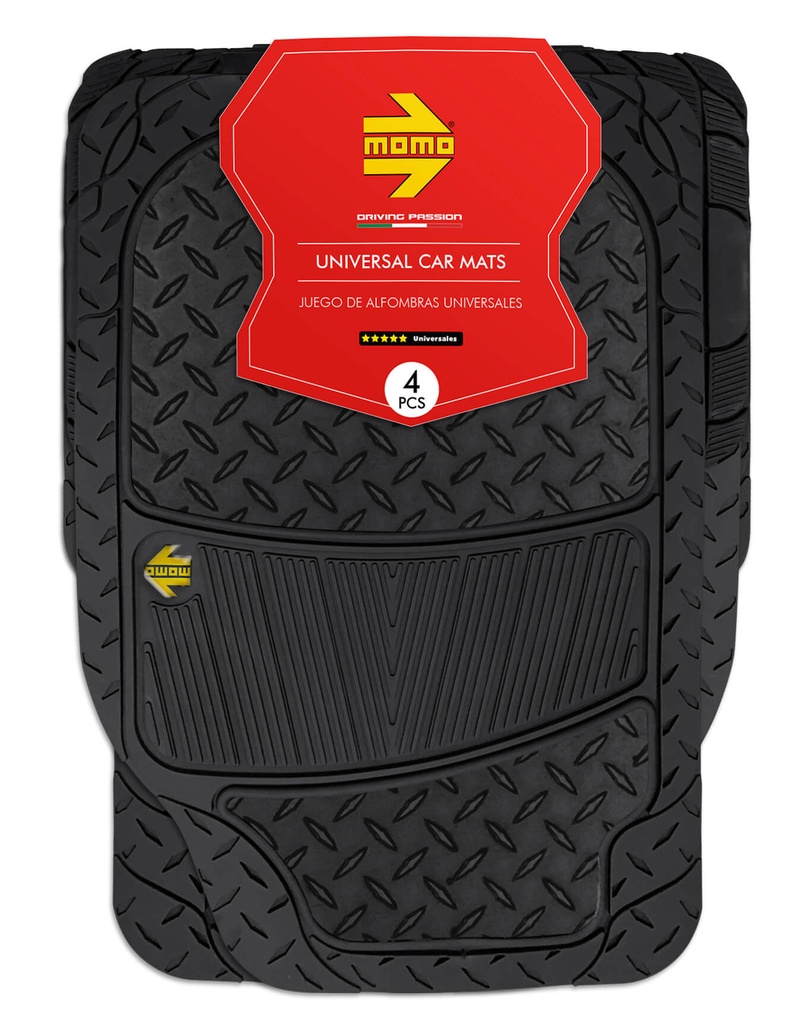 TAPETE AUTO PVC HEAVY DUTY NEGRO