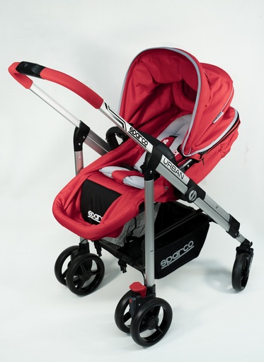 [SPC3100] CARREOLA SPARCO ROJA PZA.