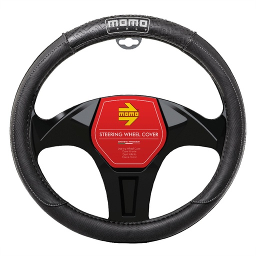 [MUSWC04BG] CUBRE VOLANTE UNIVERSAL NEGRO/GRIS