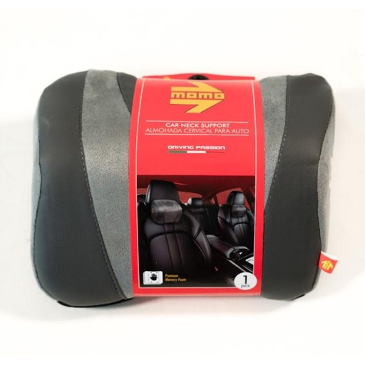 [NP-02BG] MOMO NECK PILLOW 02 BLACK/GREY